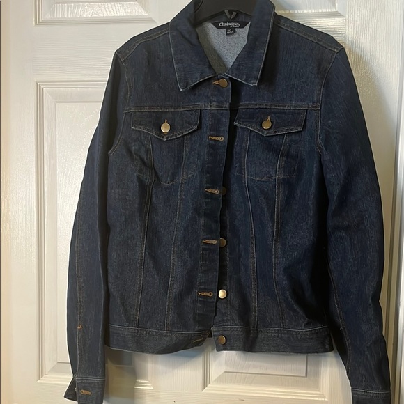 Chadwicks Blue Jean Jacket Timeless Denim Style - Picture 3 of 4